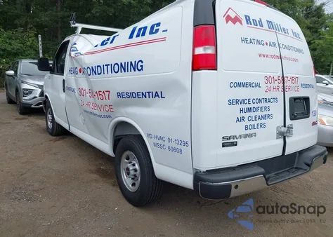 2025 GMC Savana Cargo Rwd 2500 Regular Wheelbase Work Van из США, поврежденный, VIN 1GTW7AF73S1104060